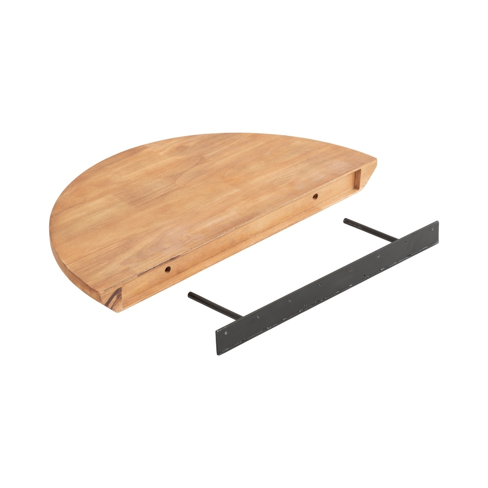 Kate and Laurel Colter Wood Floating Table Shelf