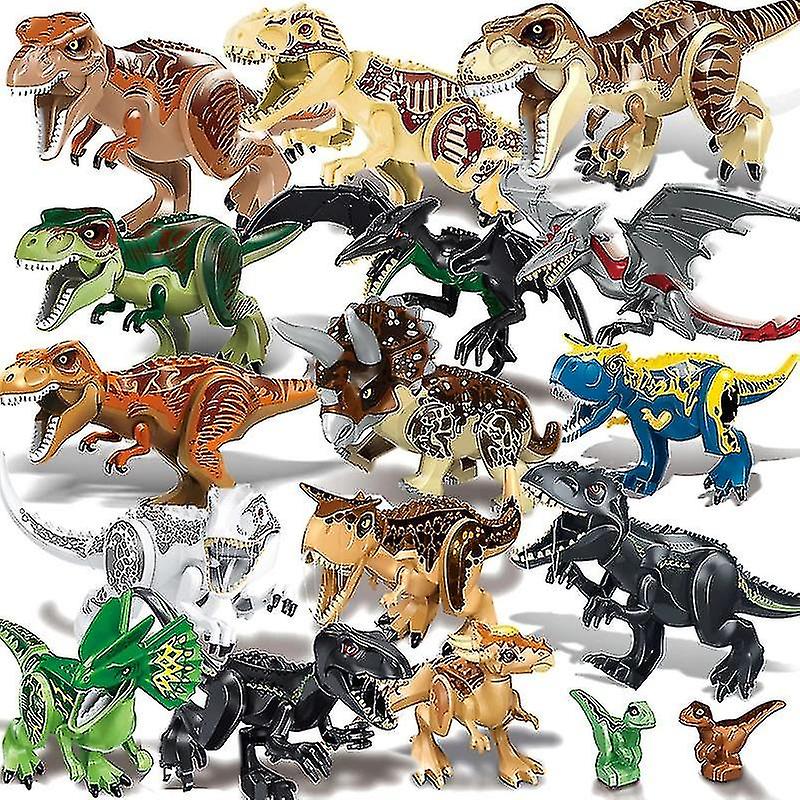 Jurassic World Park Dinosaurs Family Building Blocks Tyrannosaurus Rex Educational Toys Gift For Children