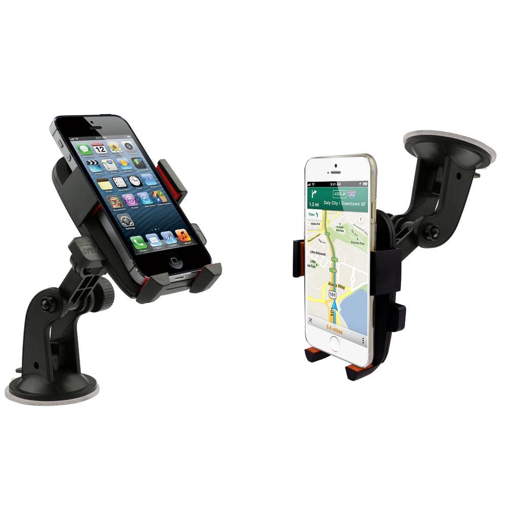 Armor All Universal Phone Mount Kit AMK3-0117-BLK