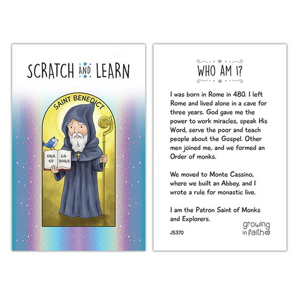 Growing In Faith Scratch   Learn Card