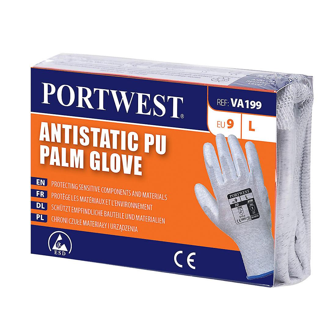 Portwest va199 vending antistatic pu palm gloves