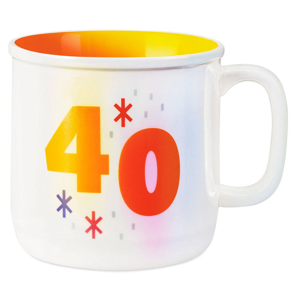 Hallmark  40 Mug, 16 oz.