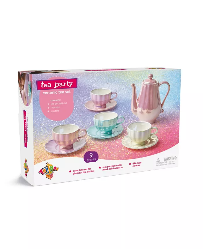 Geoffreys Toy Box Tea Party Ceramic 9 Pieces Tea Set  Created for Macys