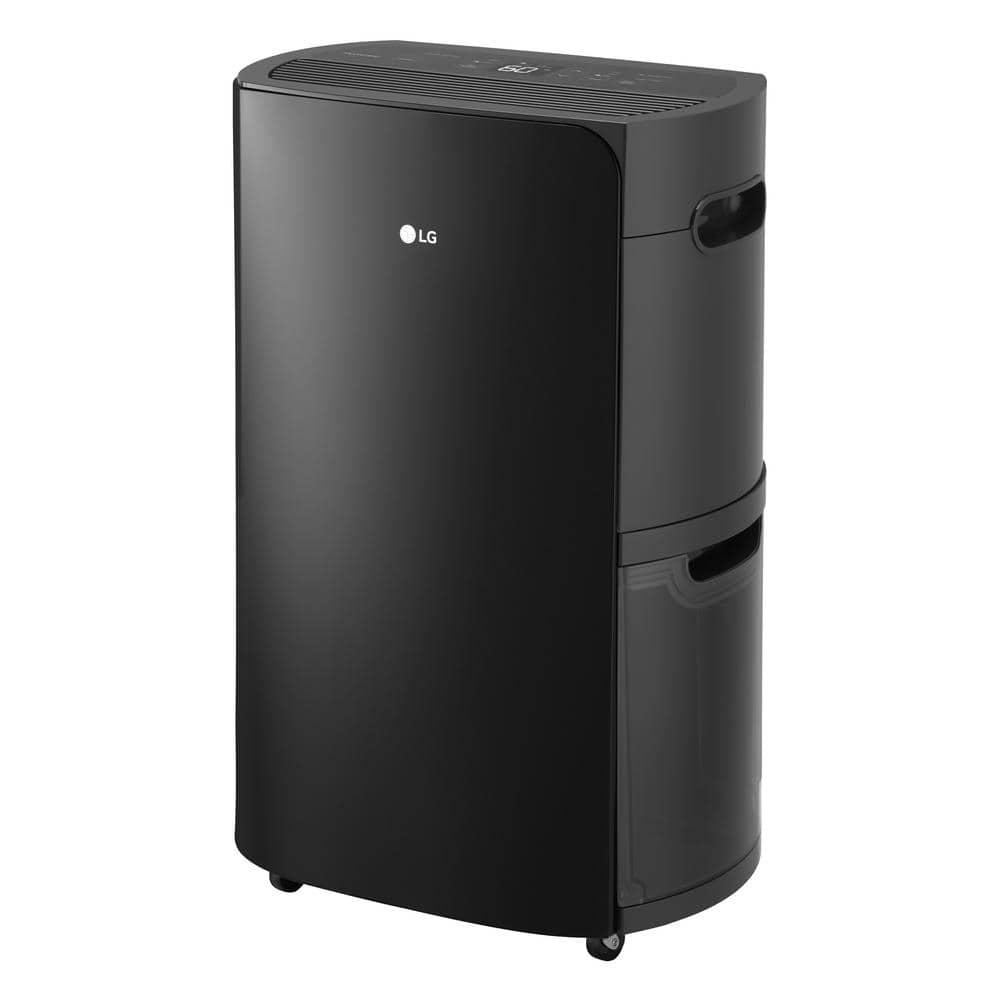 LG PuriCare 50Pint Dehumidifier with Clear Bucket with Handle and Drain Pump WiFi Enabled