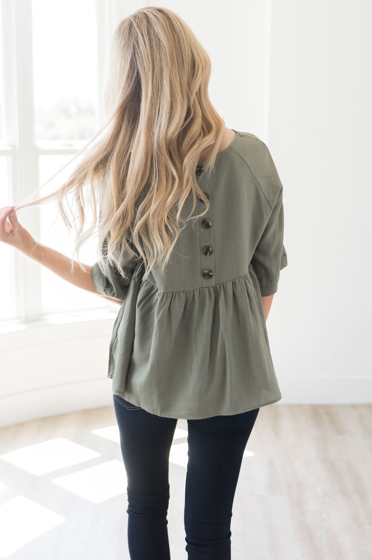 Amazing Views Modest Blouse