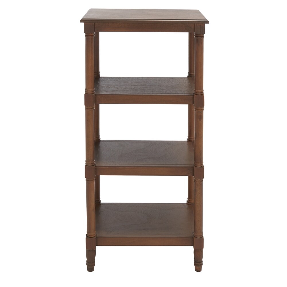 SAFAVIEH Cassie 4 Shelf Bookcase   20 in. W x 15 in. D x 42 in. H