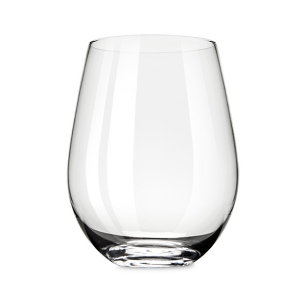 True Grand Cru Stemless Wine Glasses For Red And White Wine In Crystal Dishwasher Safe 22 Oz Capacity Set Of 4 Clear