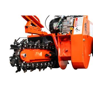 DK2 18 in. 7 HP Gas Powered Kohler Engine Certified Commercial Trencher with 5-Position Depth Adjustment OPT118