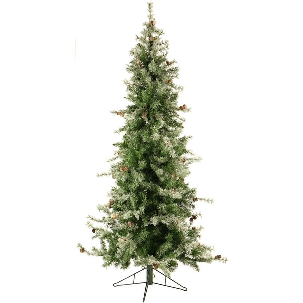 Fraser Hill Farm 9 Ft. Buffalo Fir Slim Artificial Christmas Tree with Smart String Lighting