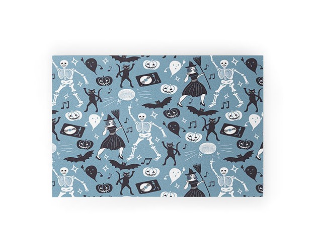 Julia Madoka Halloween Night Fever Looped Vinyl Welcome Mat Society6