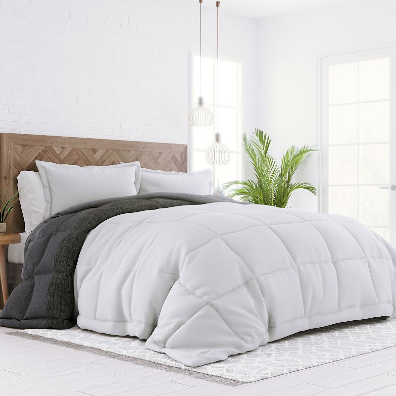 Home Collection Premium Ultra Soft Gray Ombre Down-Alternative Comforter