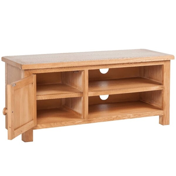 TV Cabinet Solid Oak Wood 40.6