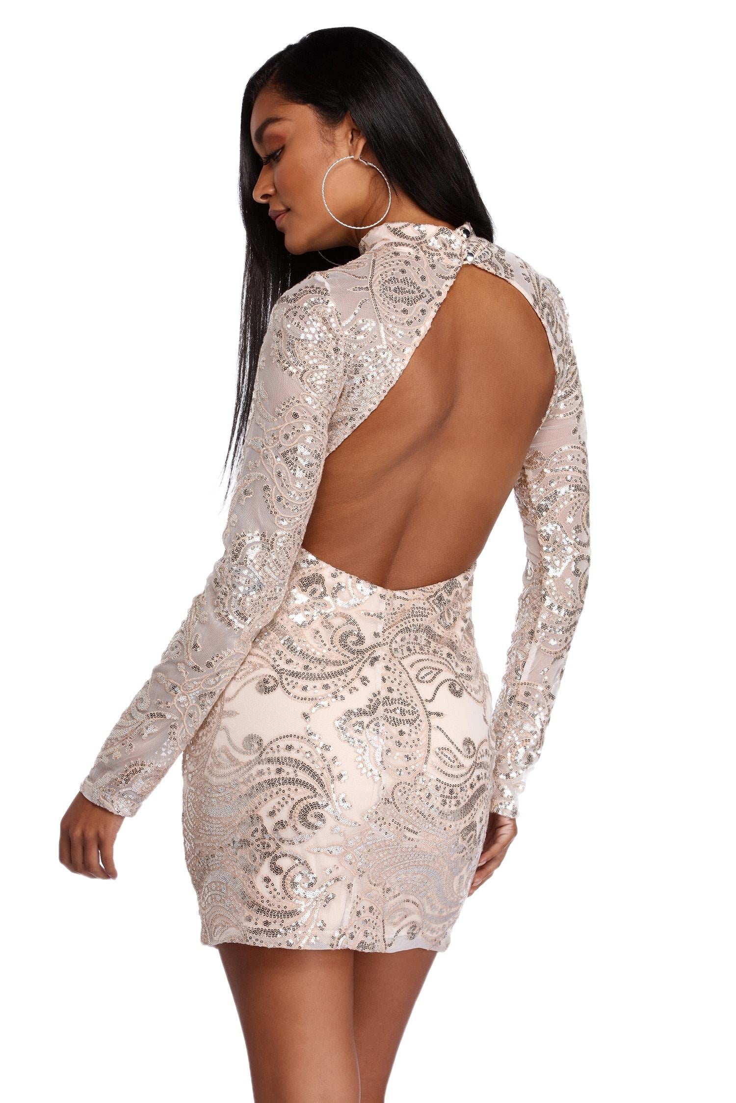 Francine Sequin Glam Dress