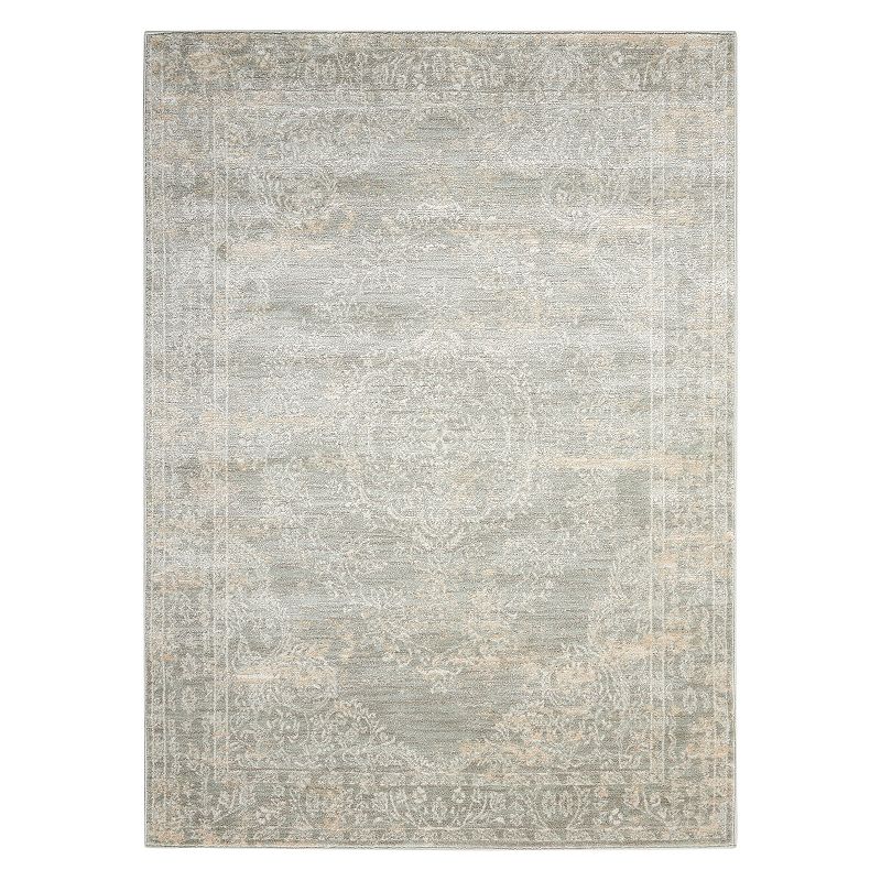 Nourison Euphoria Modern Framed Floral Rug