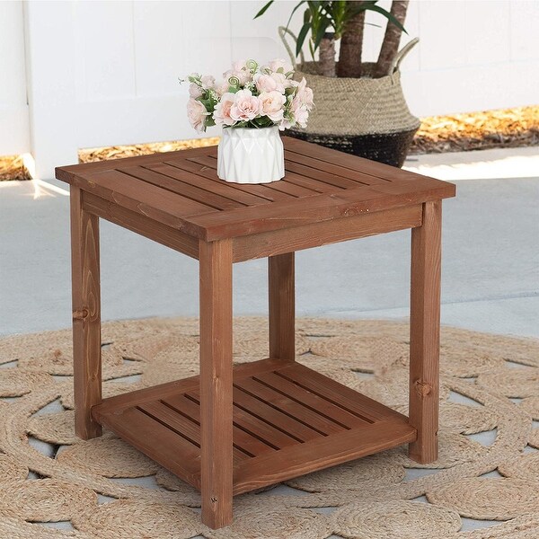 Outdoor Fir Wood End，Coffee，Side Table