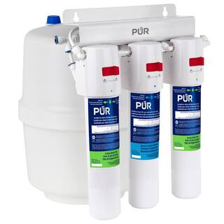 PUR 3-Stage Quick Connect 20.3 GPD Reverse Osmosis Water Filtration System with Faucet PQC3RO