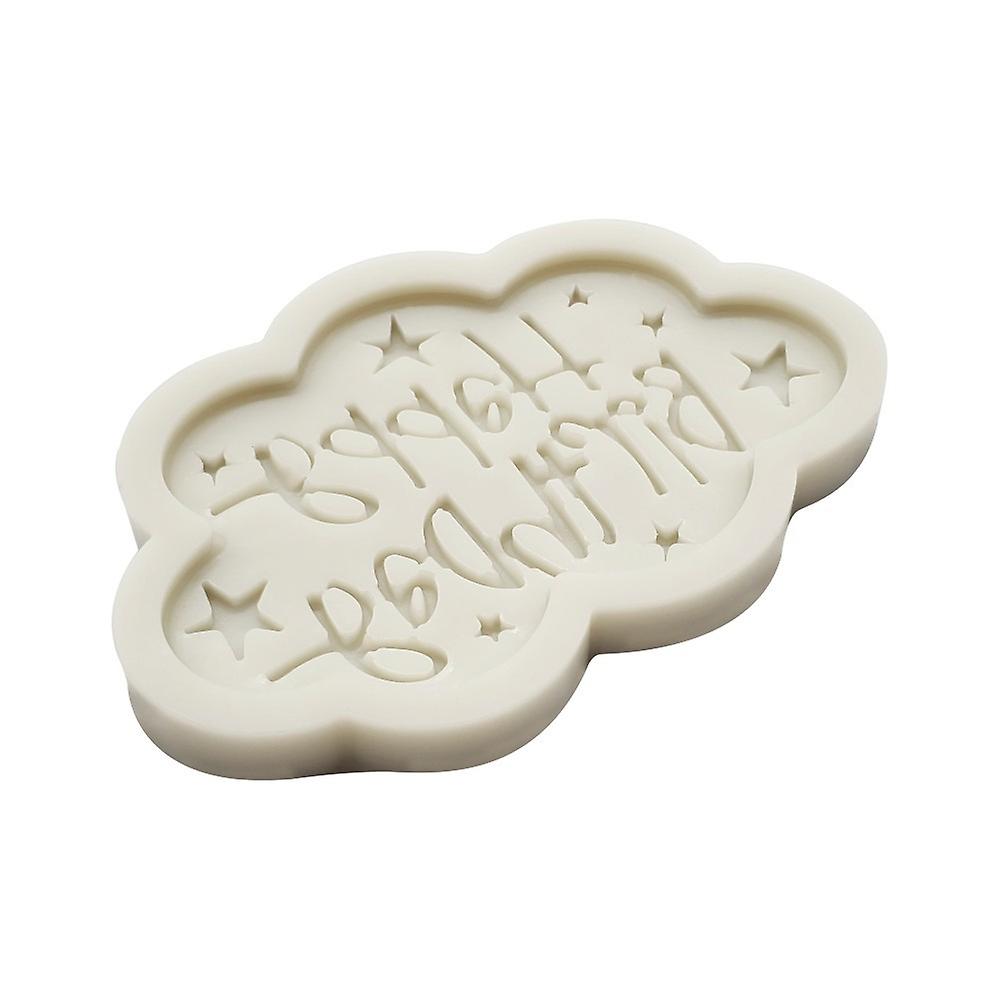 Happy Birthday Letter Shape Cake Decorating Mould - 1pc