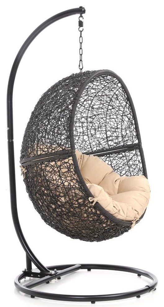 Modern Shore Swing Chair   Contemporary   Hammocks And Swing Chairs   by Zuri Furniture  Houzz