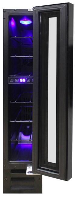 Element by Vinotemp EL7TSBLACK 6 Inch Black Wine Cooler