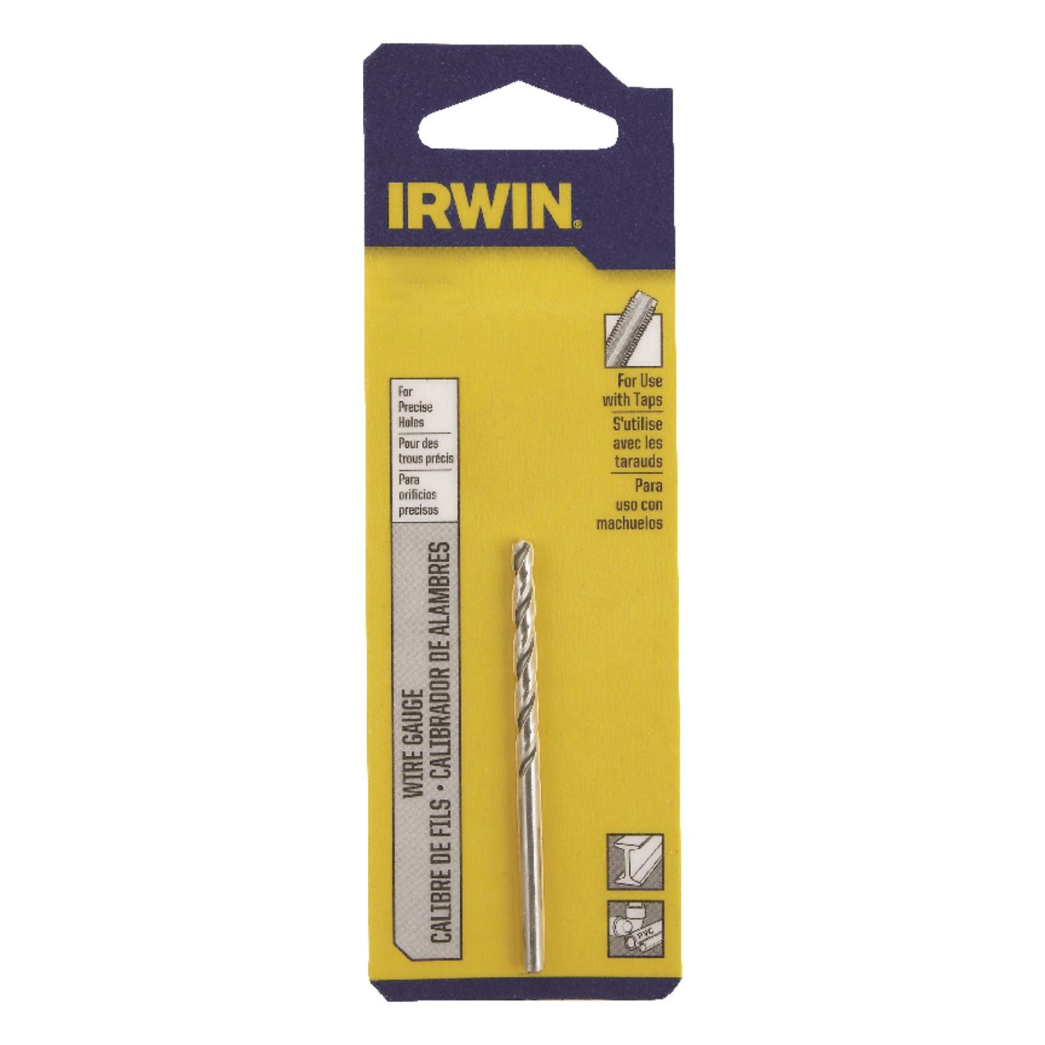 Irwin #56 X 1-3/4 in. L High Speed Steel Jobber Length Wire Gauge Bit 1 pk