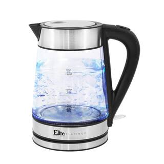 Elite Platinum Platinum 1.7 l Stainless Steel Cordless Glass Electric Kettle EKT-602