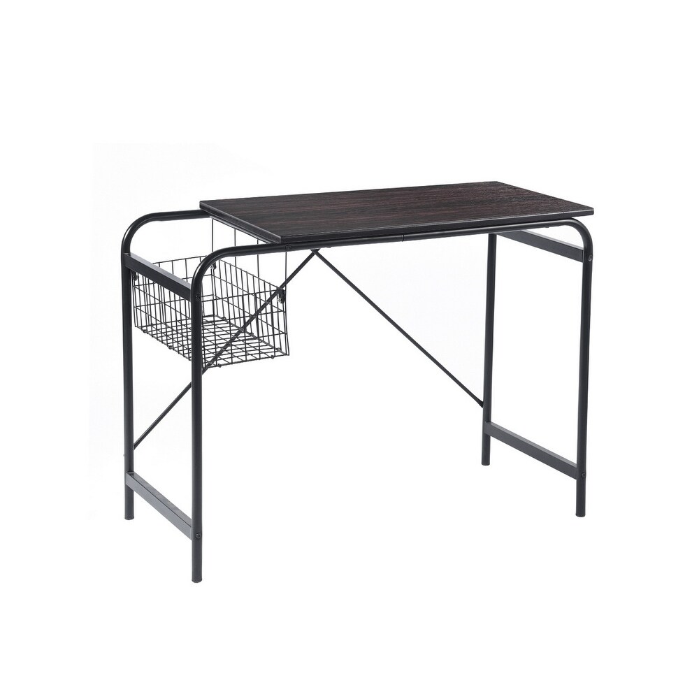 Modern Style Computer Desk/ Home office desk With Wire Storage Basket Easy Assembly Suitable for Home and Business Ect