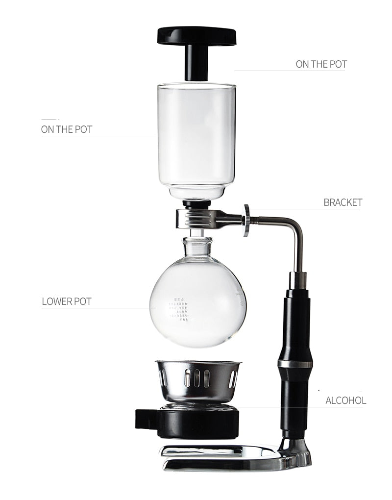 3/5Cups Siphon Coffee Maker