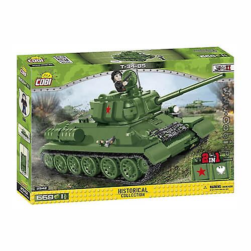 World War II T-34-85 Tank 668pcs