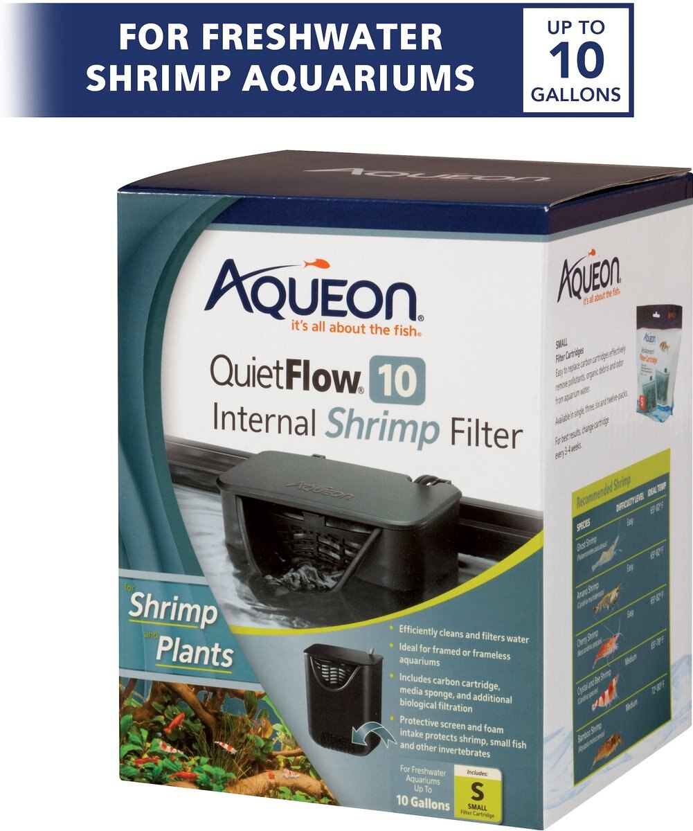 Aqueon QuietFlow Internal Shrimp Aquarium Filter