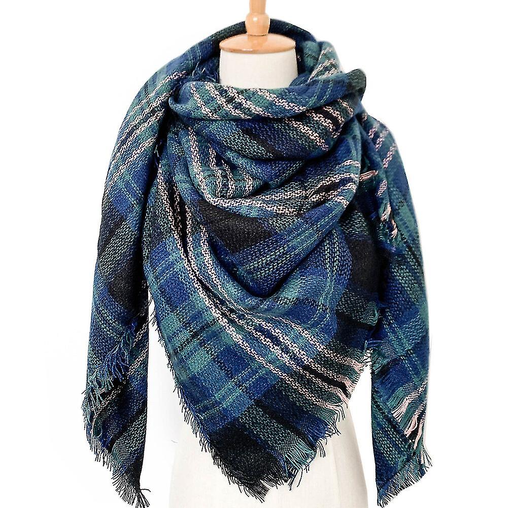 Winter Check Wraps Shawls For Women's