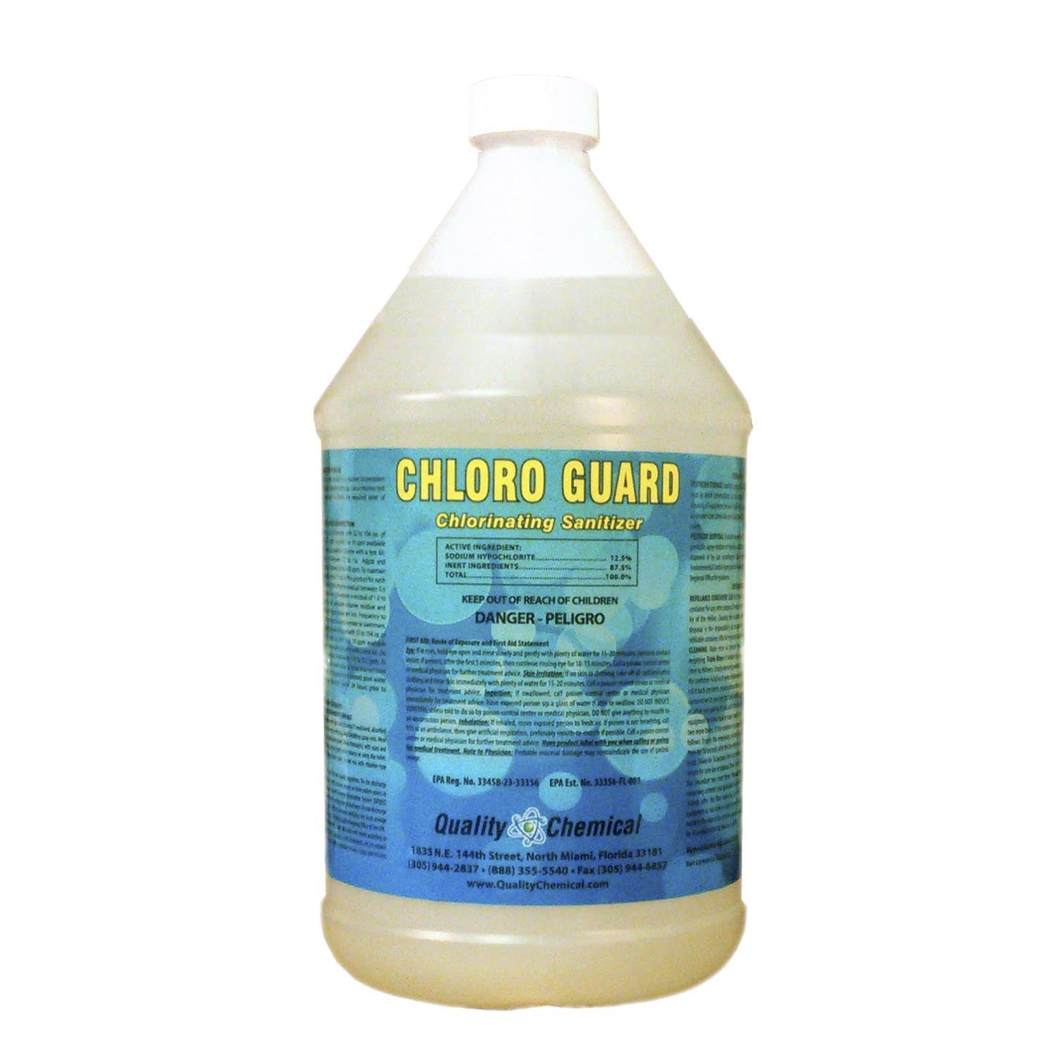 Quality Chemical / Chloro-Guard Pool Sanitizer / 1 Gallon (128 oz.)