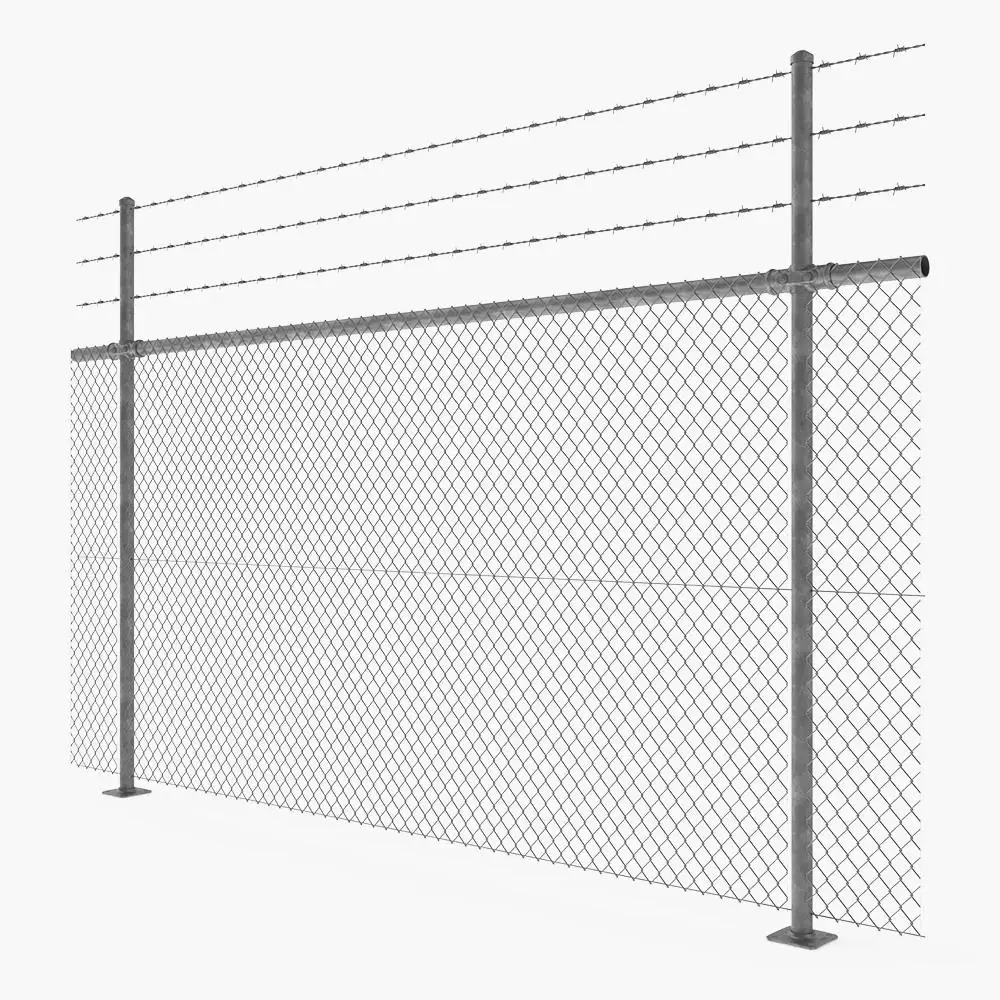 Factory supply chain link rolls high quality used hot dipped galvanized pvc coated Chain Link Fence