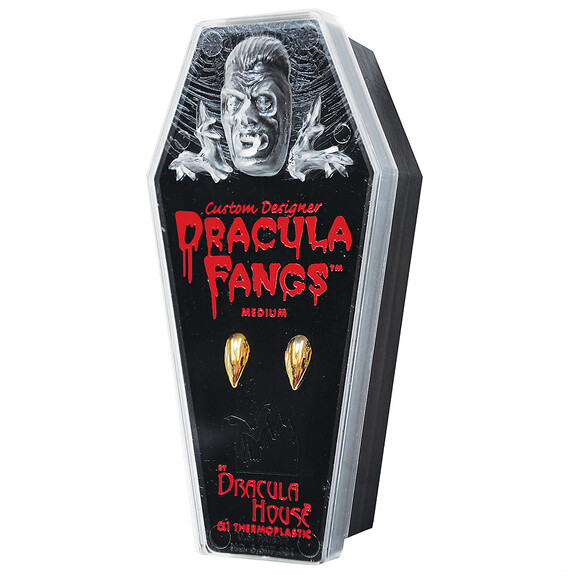 Morris Costumes Dracula Gold Fangs