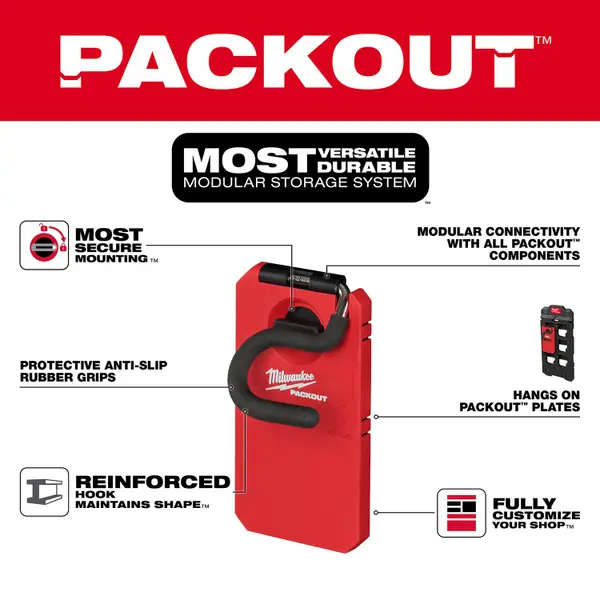 Milwaukee 4 PACKOUT S-Hook