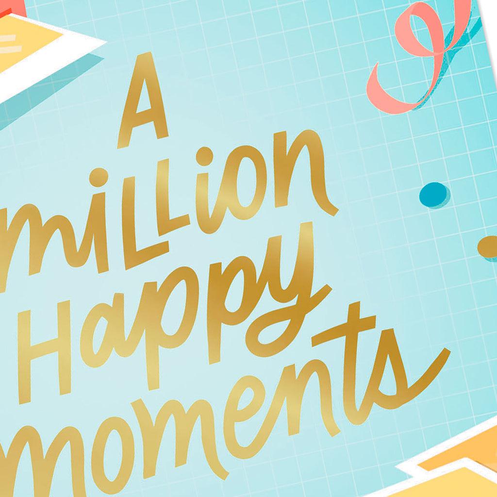 Hallmark  A Million Happy Moments Video Greeting Birthday Card