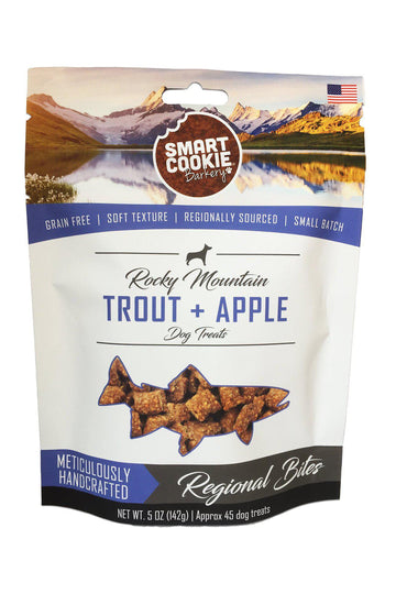 Smart Cookie Barkery Rocky Mountain Trout and Apple Dog Treats