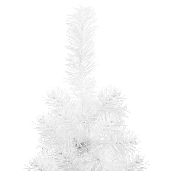 vidaXL Christmas Tree Decoration Slim Artificial Half Xmas Tree with Stand