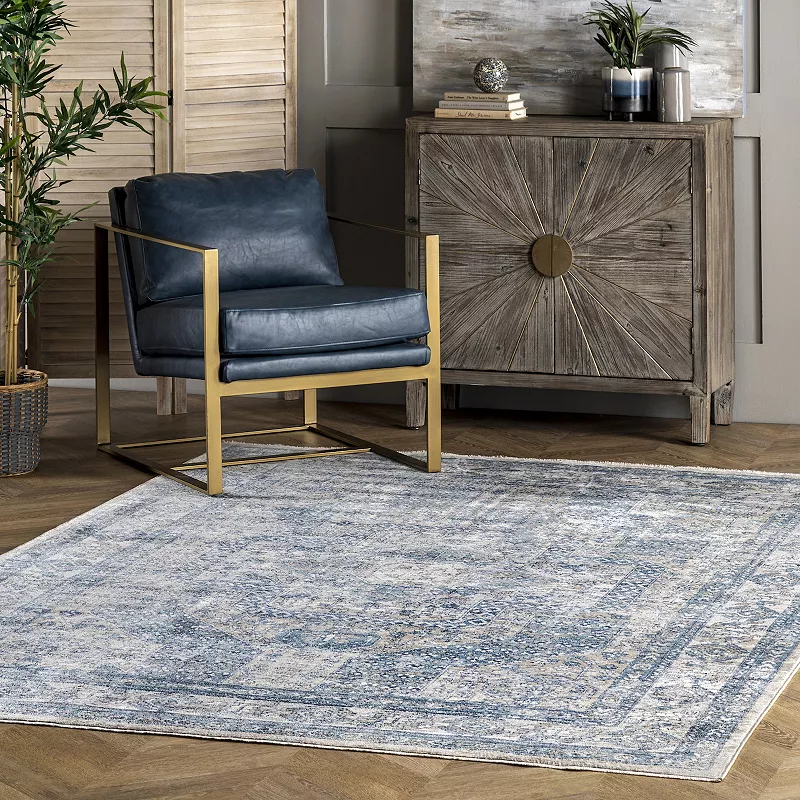 nuLoom Westlyn Faded Medallion Area Rug