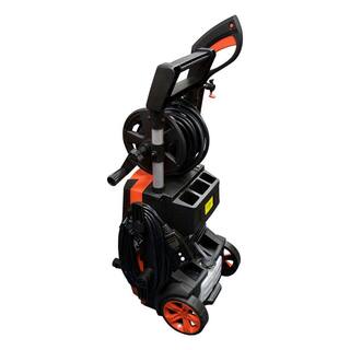 ECHO 1800 PSI 1.3 GPM Cold Water Corded Electric Pressure Washer with 20 Foot Hose on Integrated Hose Reel and 2 Nozzle Wands PWE-1800