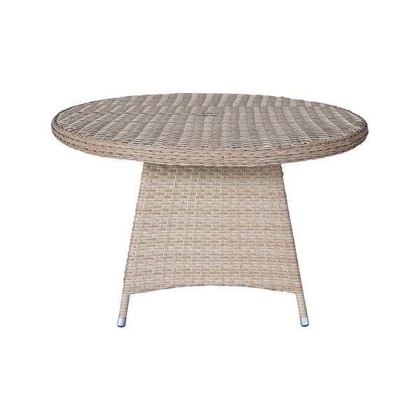 Outdoor Wicker Patio Dining Table