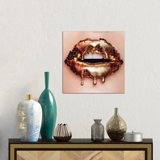 Golden Honey By Vlada Haggerty Unframed Wall Canvas Icanvas