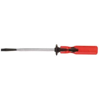 Klein Tools 316 in. Slotted Screw-Holding Flat Head Screwdriver with 8 in. Round Shank K28