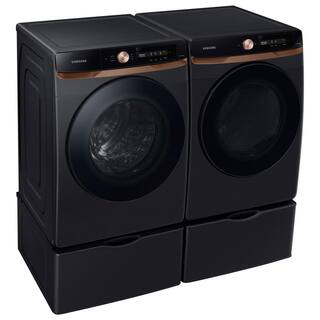  7.5 cu. ft. AI Smart Dial Electric Dryer in Brushed Black with Super Speed Dry and MultiControl DVE46BG6500V