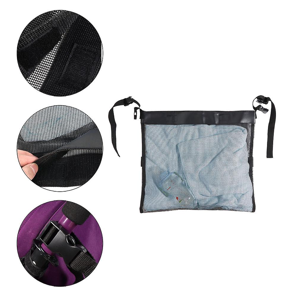 Hanging Breathable Baby Stroller Mesh Storage Bag Wheelchair Portable Storage Bag Organizer