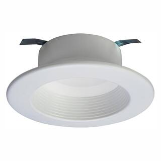 Halo RL 4 in. White Bluetooth Smart Integrated LED Recessed Ceiling Light Trim Tunable CCT (2700K-5000k) RL4069BLE40AWHR