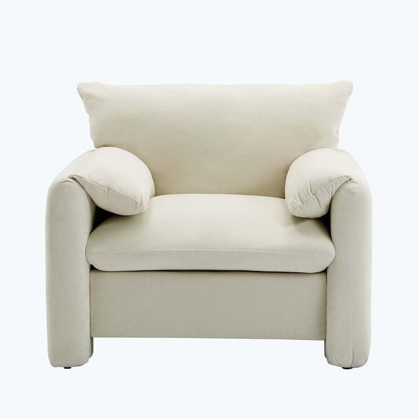 Modern Style Chenille Oversized Armchair Accent Chair for Living Room，Bedroom