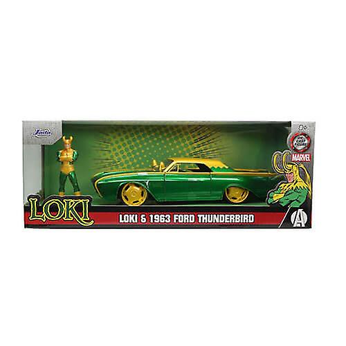 Marvel Comics Loki and 1963 Ford Thunderbird 1:24 Scale