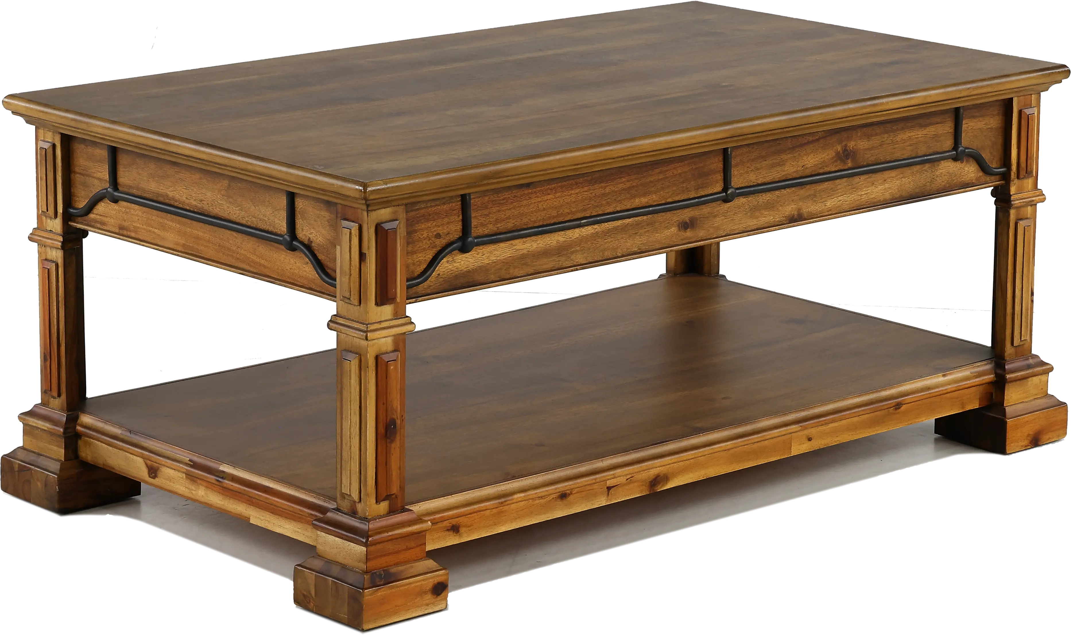 Barclay Rustic Brown Coffee Table