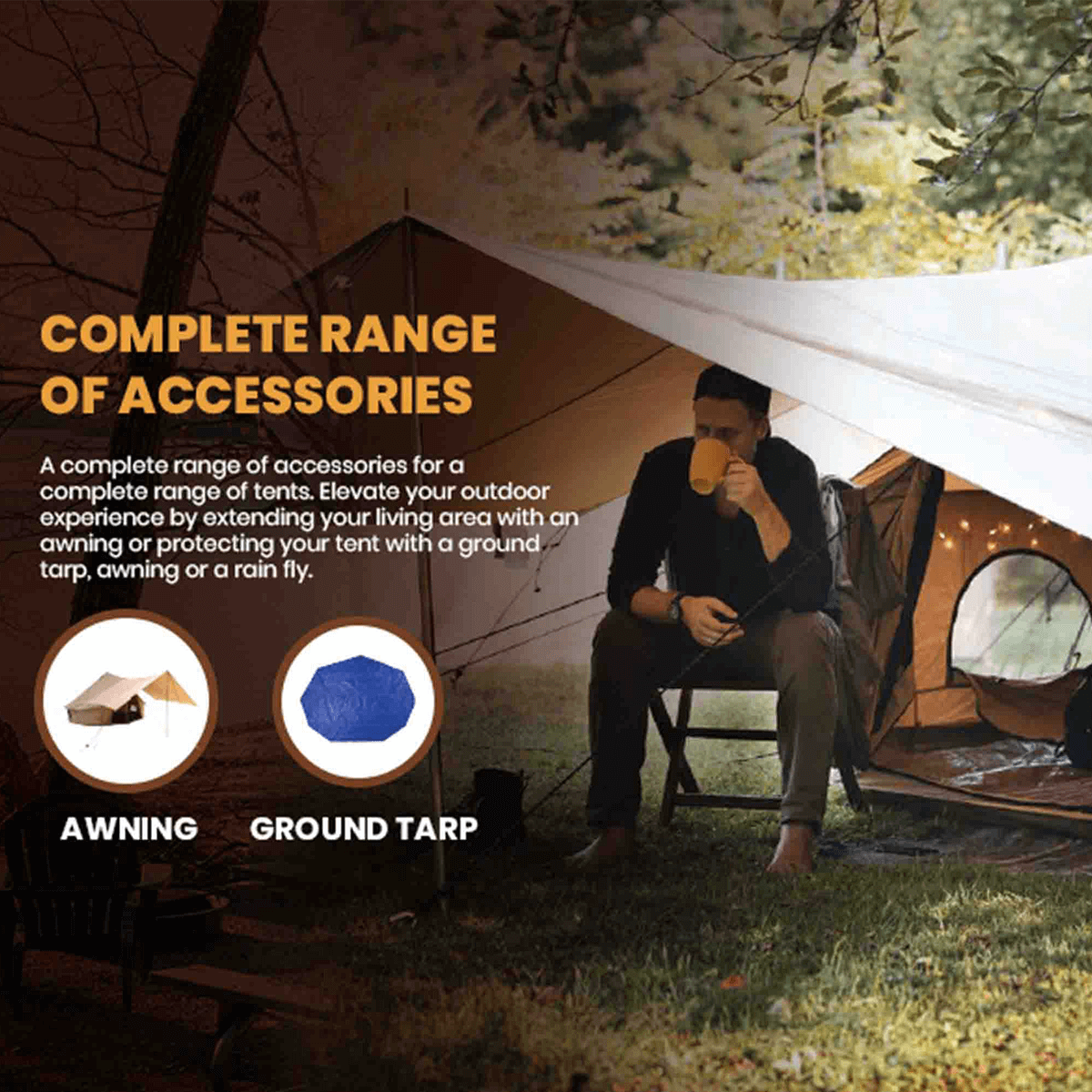 23' Avalon Optimus Bell Tent