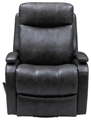 8 3610 Duffy Swivel Glider Recliner  Gray   Contemporary   Recliner Chairs   by BisonOffice  Houzz